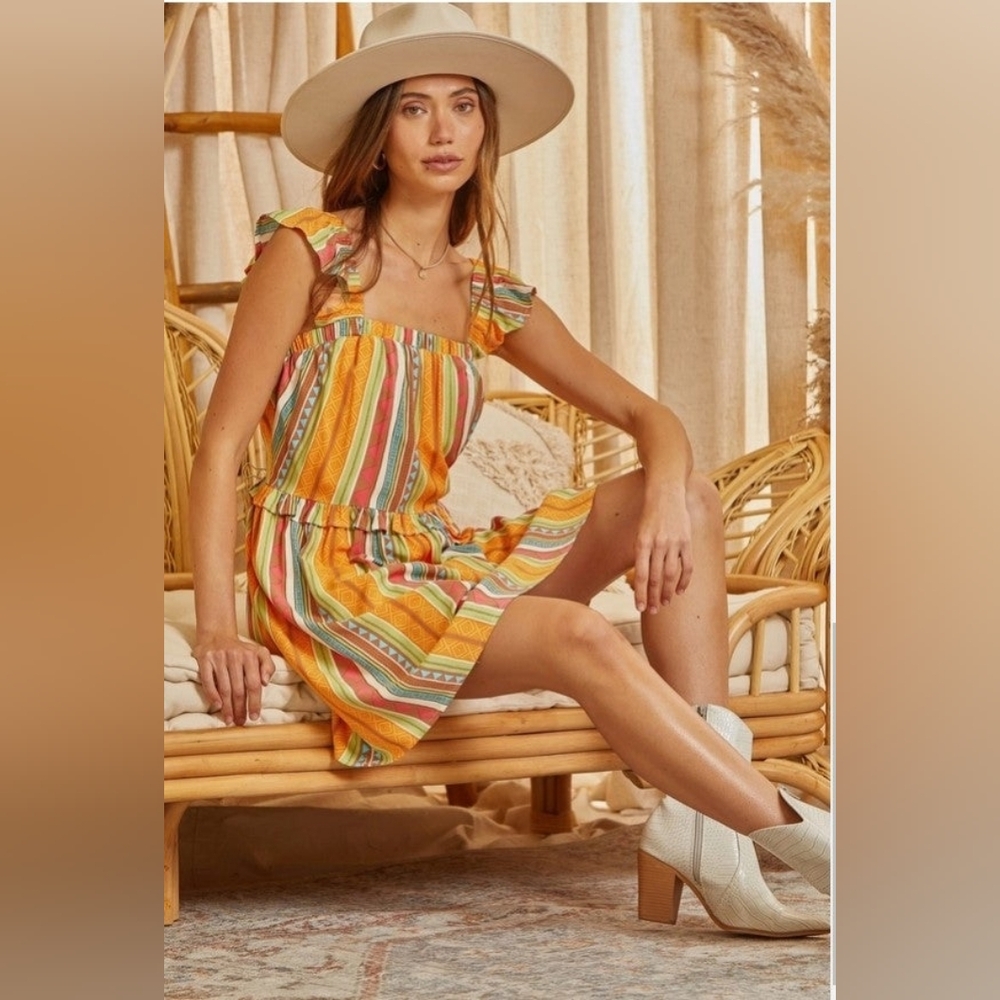 Savanna Jane Striped Dress (New With Tags) - Picture 3 of 4
